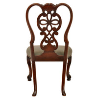 Pair of Antique 19th Century Carved Mahogany Georgian Chippendale Side Chairs, circa 1880