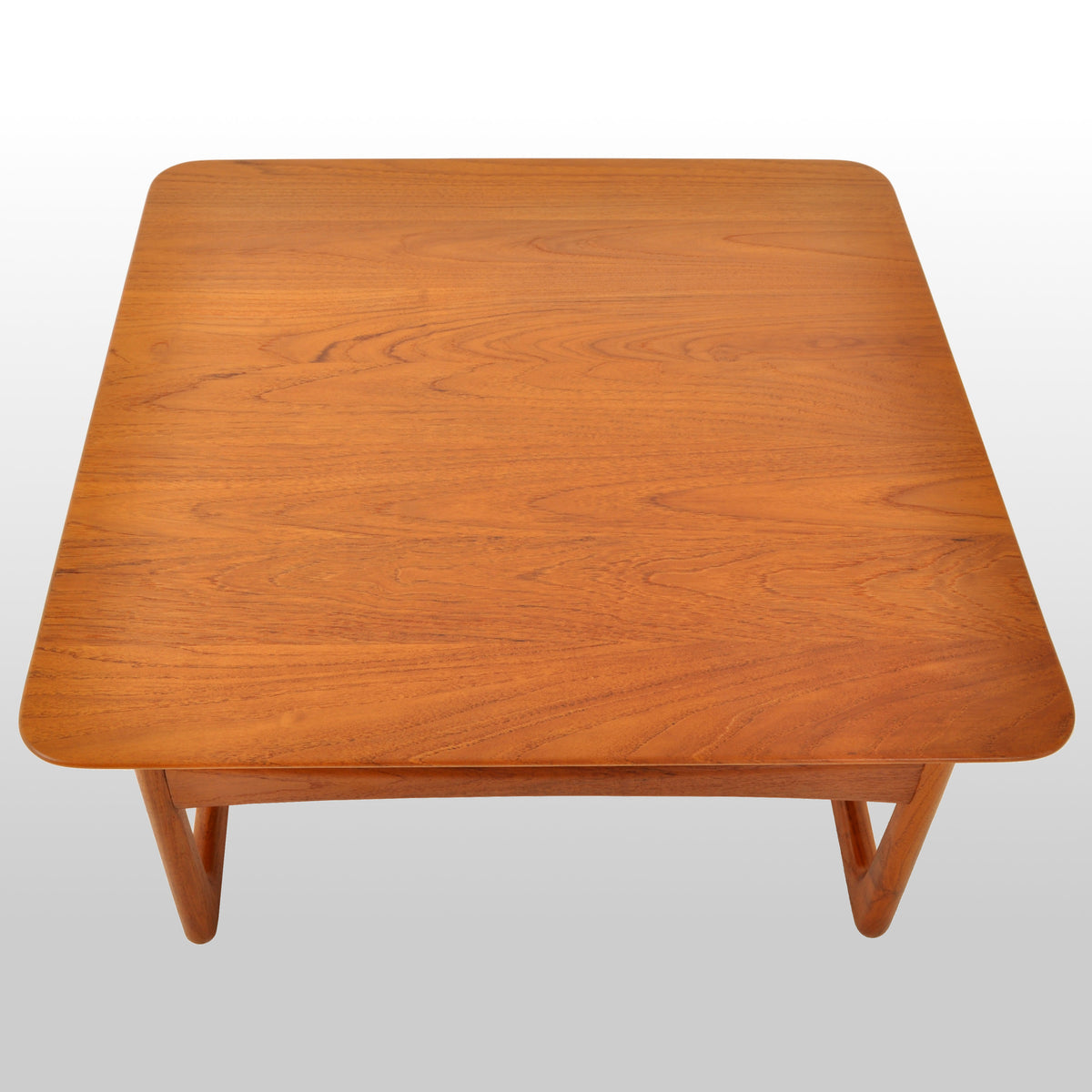 Mid-Century Modern Danish Teak Coffee Table by Tove & Edvard Kindt Larsen, 1960s