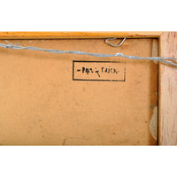 Antique French Impressionist Oil Painting Pont Neuf Bridge Paris by Paul de Frick 1900