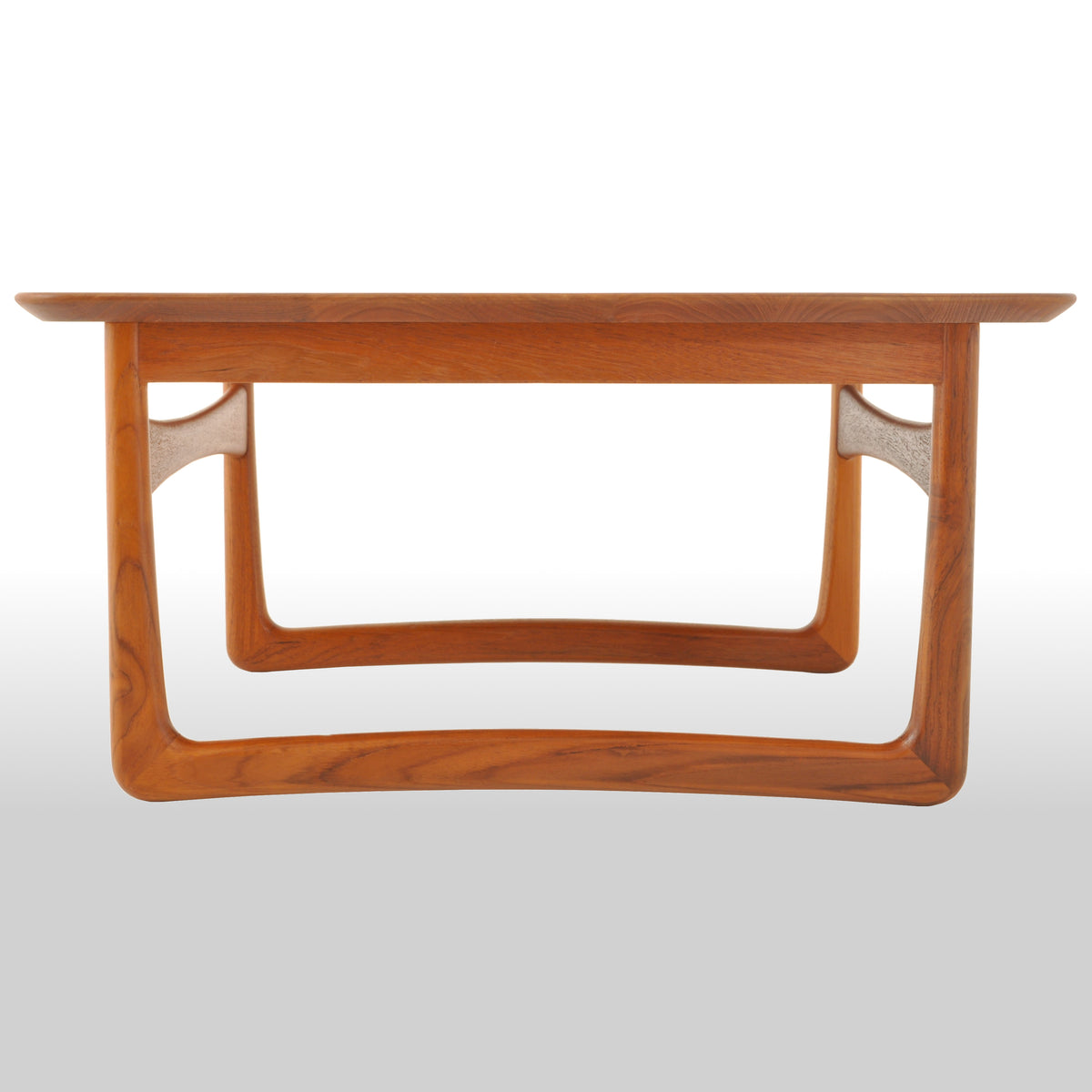 Mid-Century Modern Danish Teak Coffee Table by Tove & Edvard Kindt Larsen, 1960s