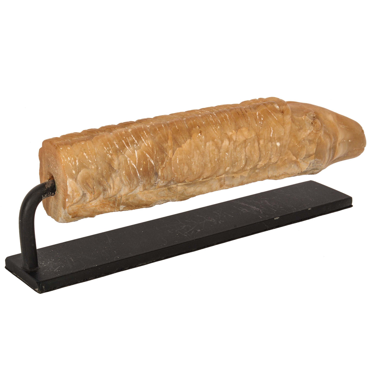 Ancient Antique Carved Marble Greco-Bactrian Hippocampus Horse, Circa 2nd Century BCE