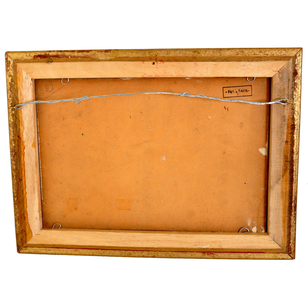 Antique French Impressionist Oil Painting Boat at Birth on the River Seine Paul de Frick 1900