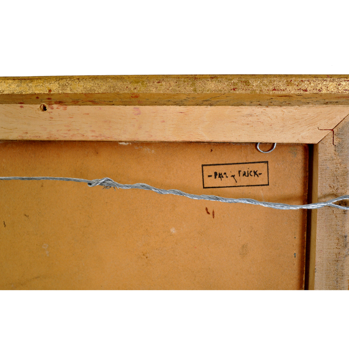 Antique French Impressionist Oil Painting Boat at Birth on the River Seine Paul de Frick 1900