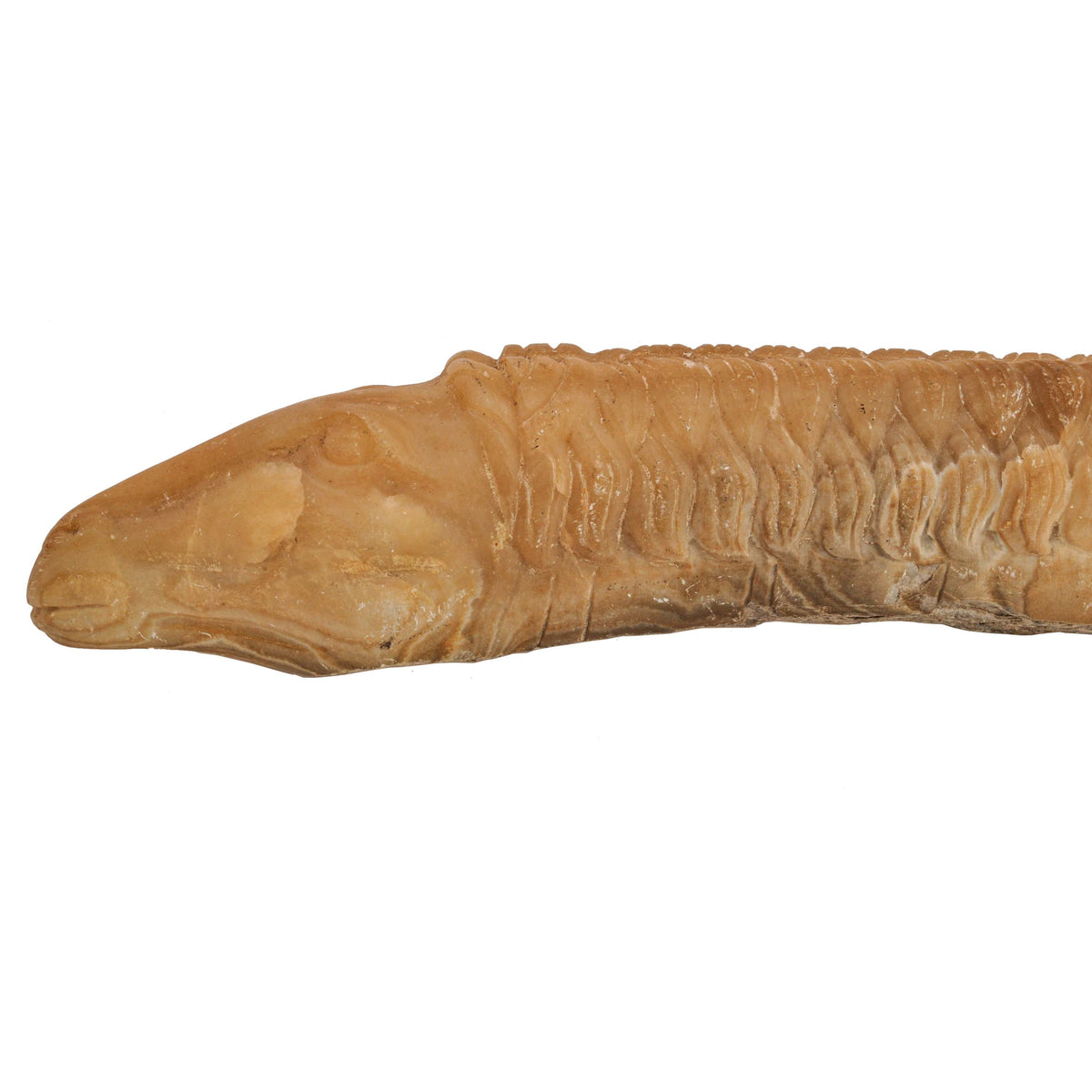 Ancient Antique Carved Marble Greco-Bactrian Hippocampus Horse, Circa 2nd Century BCE