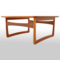 Mid-Century Modern Danish Teak Coffee Table by Tove & Edvard Kindt Larsen, 1960s