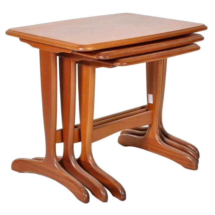 Set of 3 Whale Tail Nesting Tables in Teak by G Plan