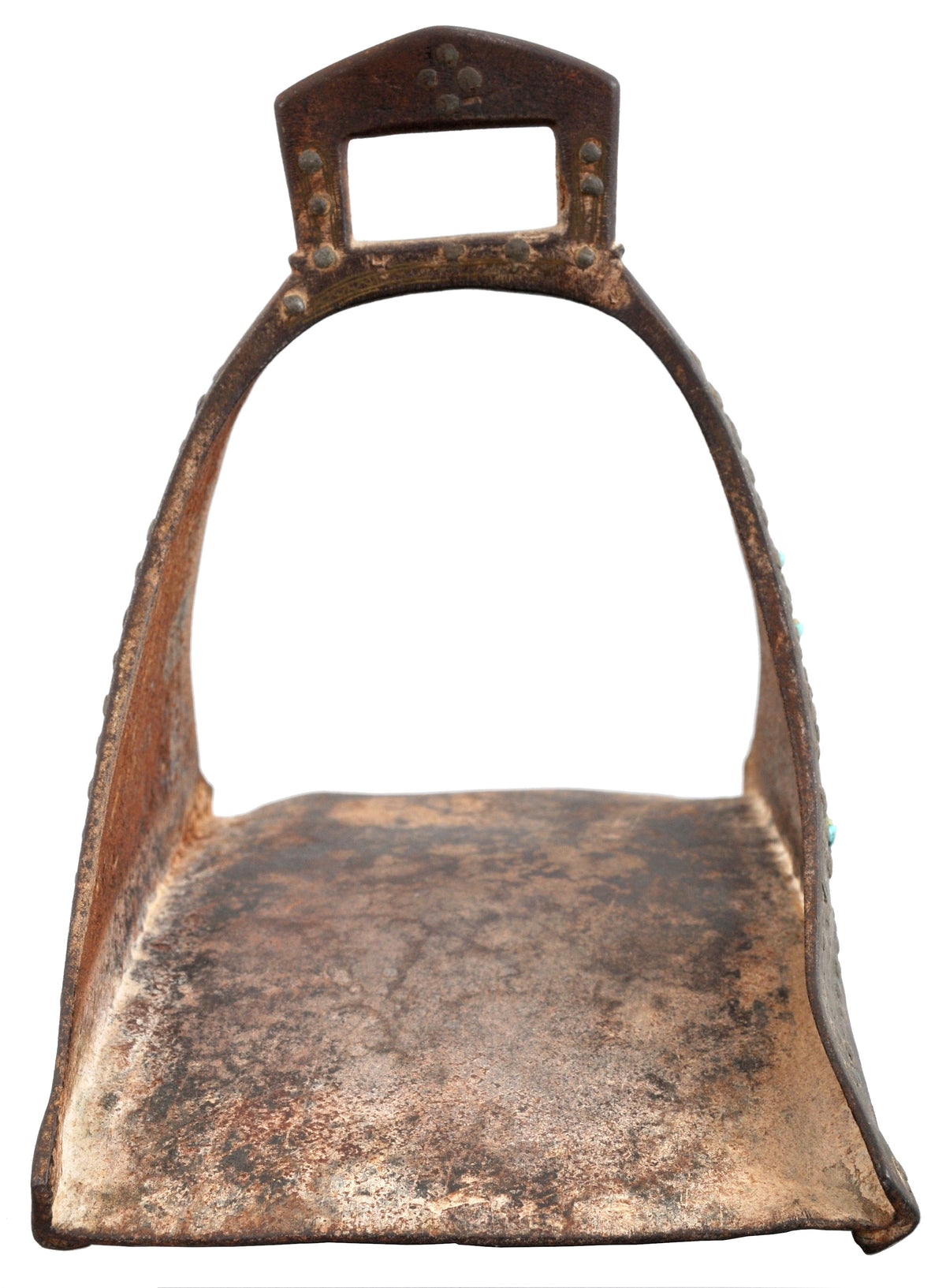 Antique 17th / 18th Century Safavid Period Ottoman / Turkish Islamic Iron Stirrups