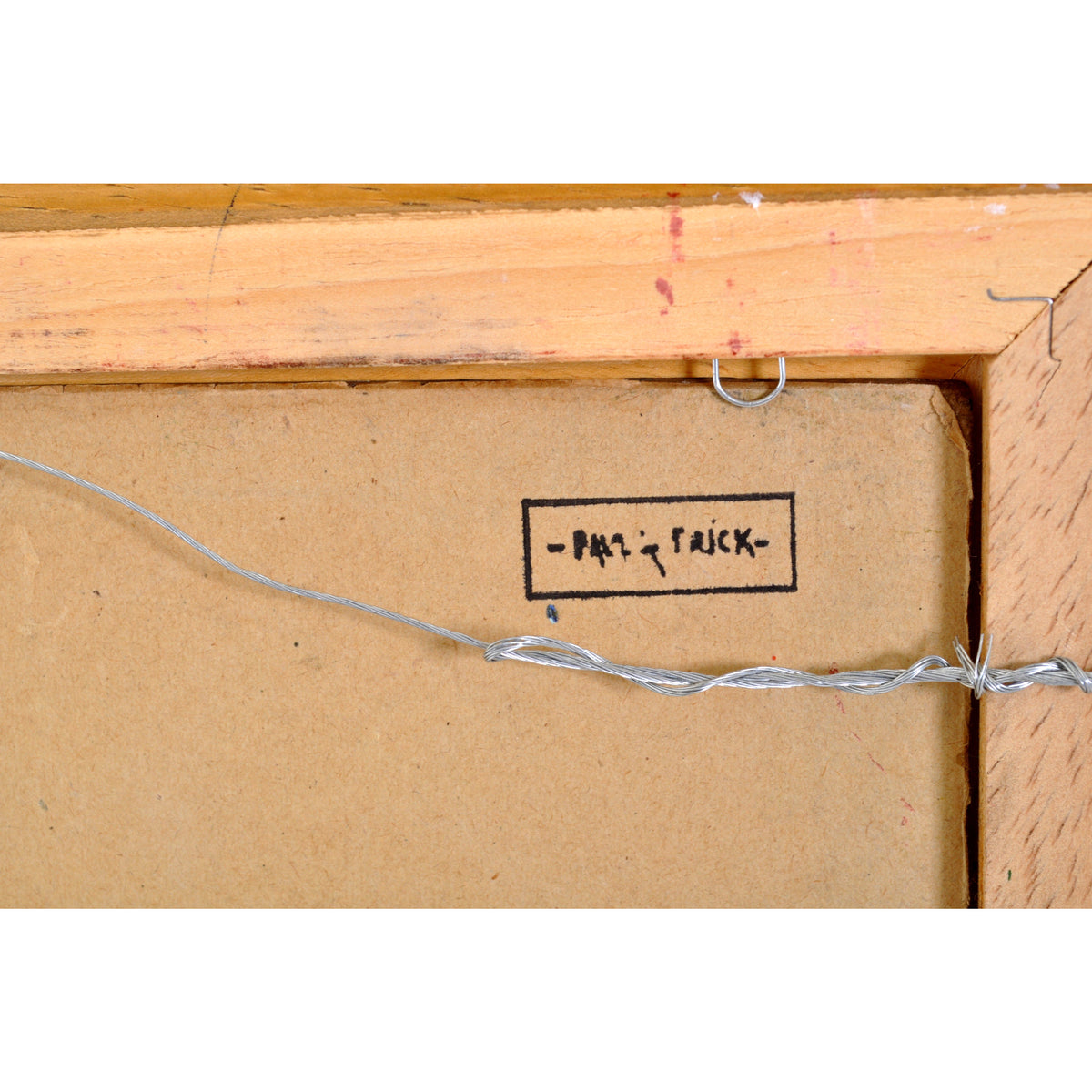 Antique French Impressionist Oil Painting Boat Nearing The Bridge Paul de Frick 1900