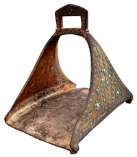 Antique 17th / 18th Century Safavid Period Ottoman / Turkish Islamic Iron Stirrups