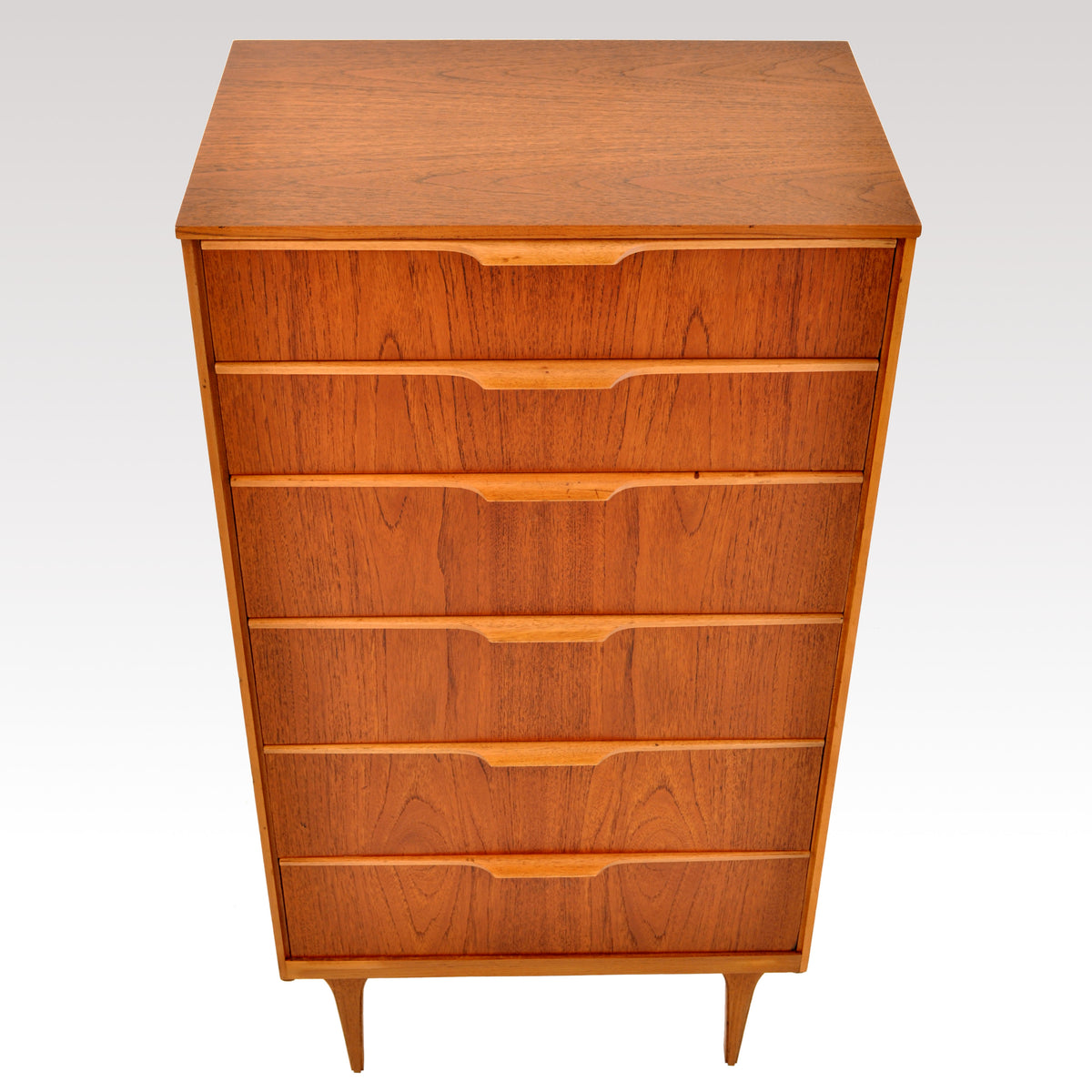 Mid-Century Modern Danish Style Teak Chest of Drawers / Dresser by Austinsuite, 1960s
