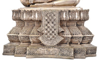 Large Antique 19th Century Tibetan Silver Gilt Bronze Buddha Statue / Sculpture, circa 1850
