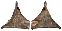 Antique 17th / 18th Century Safavid Period Ottoman / Turkish Islamic Iron Stirrups
