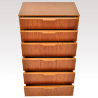 Mid-Century Modern Danish Style Teak Chest of Drawers / Dresser by Austinsuite, 1960s