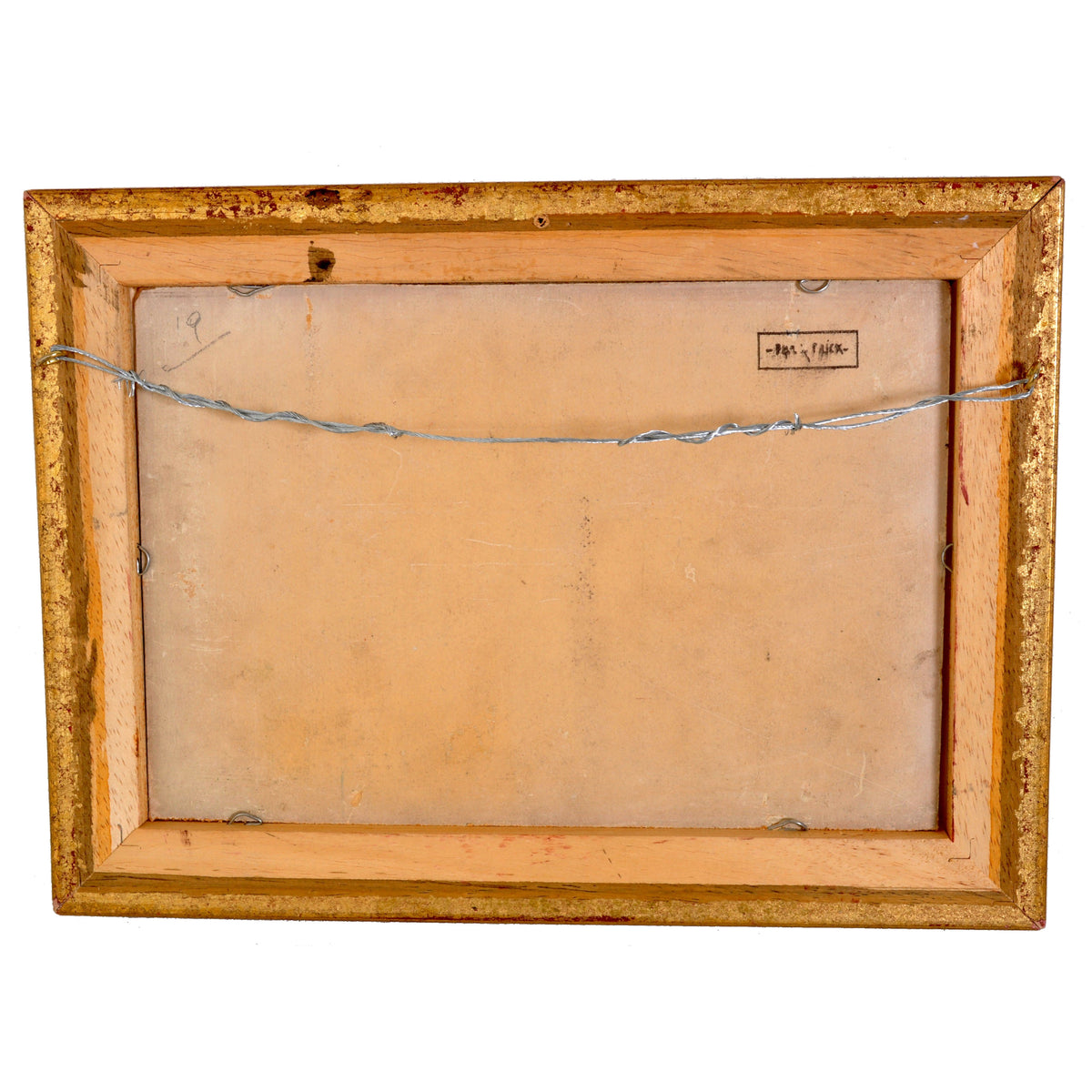 Antique French Impressionist Oil Painting 'Preparing the Boat for Voyage" Paul de Frick 1900