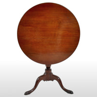 Antique Georgian Mahogany Tilt-Top Table, Circa 1790