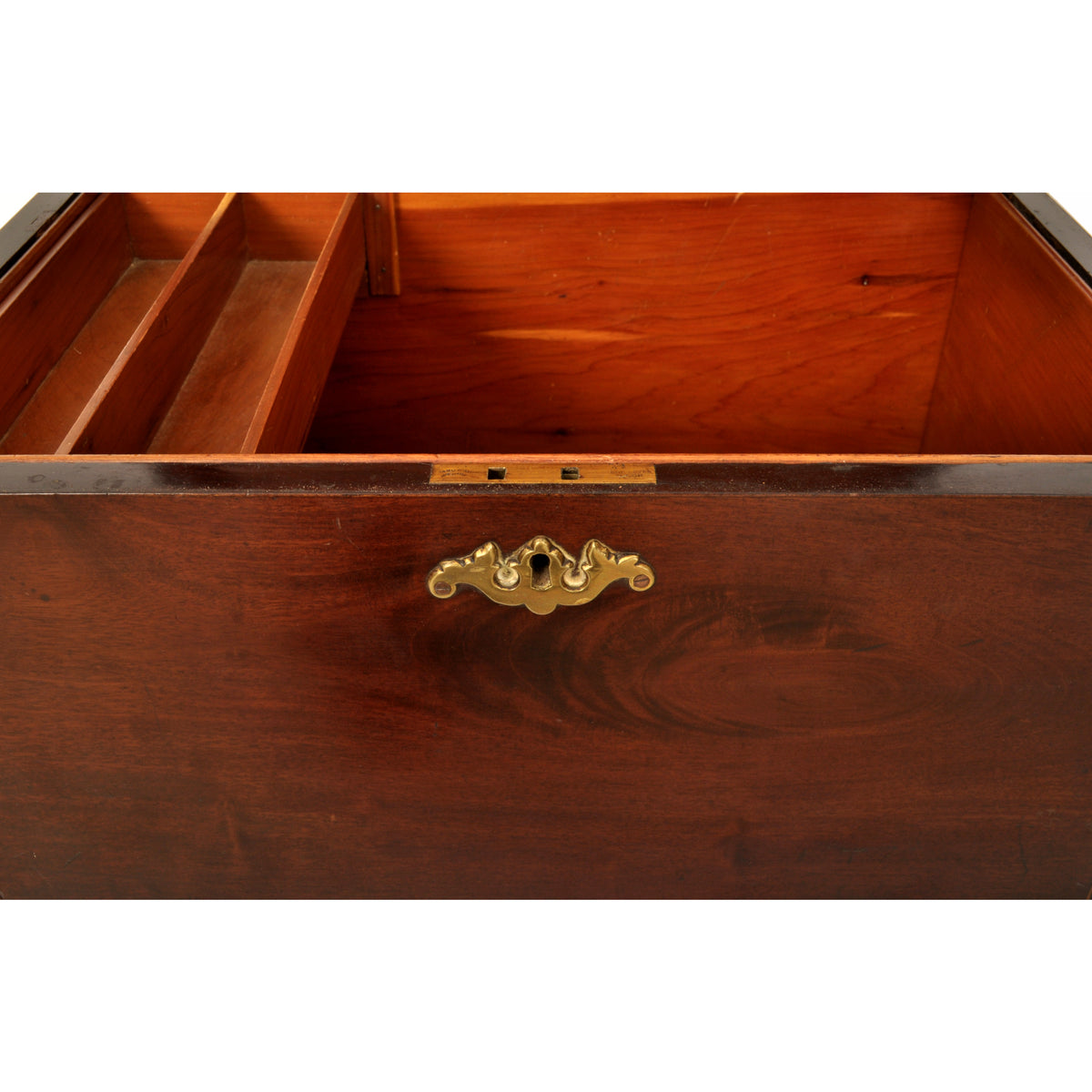 Antique Georgian Inlaid Mahogany Wine Cellarette or Cigar Humidor, circa 1800