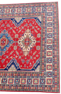 Caucasian Kazak Vegetable Dyed Tribal Carpet