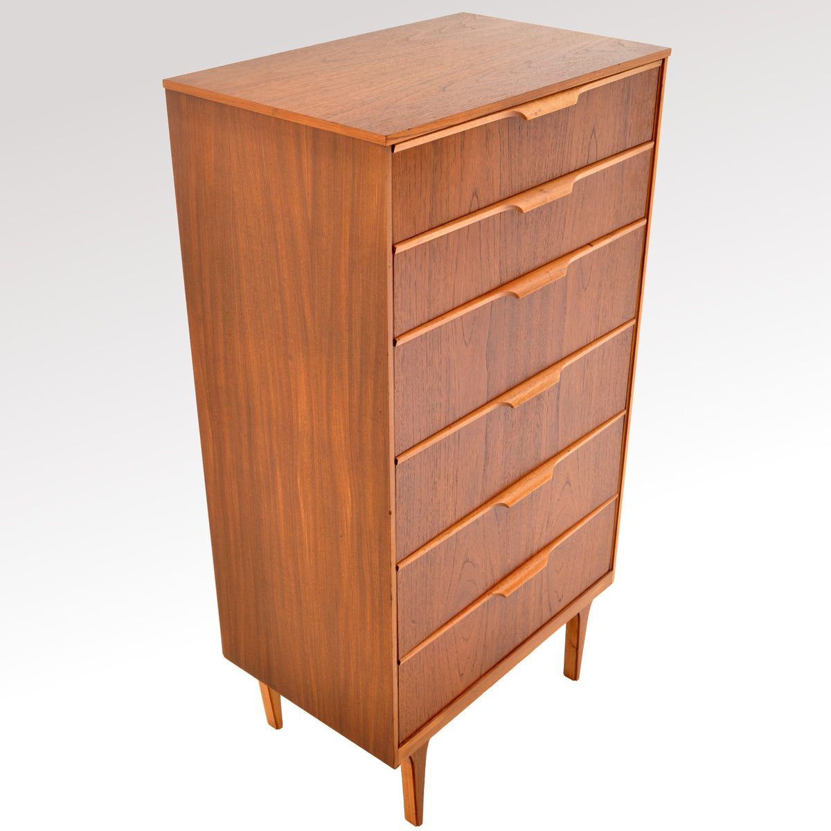 Mid-Century Modern Danish Style Teak Chest of Drawers / Dresser by Austinsuite, 1960s
