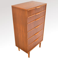 Mid-Century Modern Danish Style Teak Chest of Drawers / Dresser by Austinsuite, 1960s