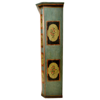 Antique Folk Painted German Bohemian Wedding / Marriage / Dowry Cabinet / Armoire, circa 1820