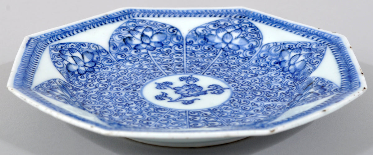 Antique 17th Century Chinese Kangxi Period Blue and White Teapot and Stand in the Islamic Style, circa 1650