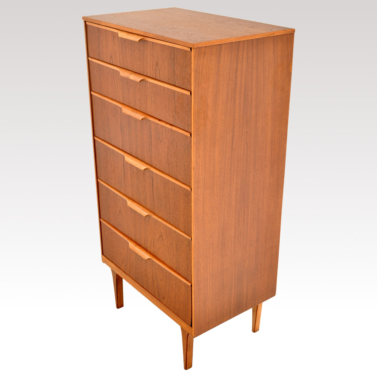Mid-Century Modern Danish Style Teak Chest of Drawers / Dresser by Austinsuite, 1960s