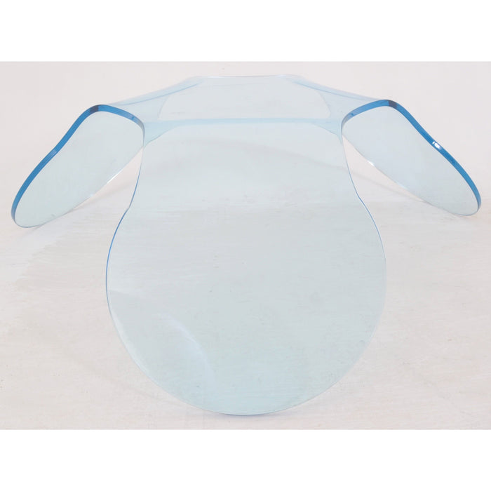 Vintage Mid-Century Modern Blue Lucite / Plexiglass Coffee Table, 1960s