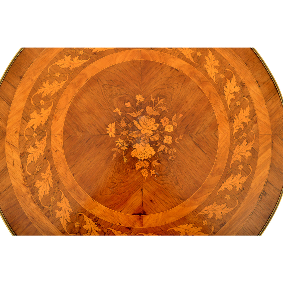 Antique 19th Century French Louis XV Marquetry & Ormolu Side / Center Table, circa 1880