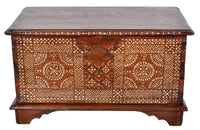 Antique Moorish Moroccan Islamic Inlaid Koran / Quran Casket / Box / Coffer / Trunk, circa 1900