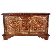 Antique Moorish Moroccan Islamic Inlaid Koran / Quran Casket / Box / Coffer / Trunk, circa 1900