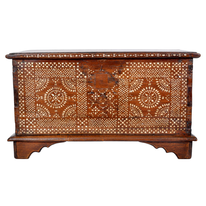 Antique Moorish Moroccan Islamic Inlaid Koran / Quran Casket / Box / Coffer / Trunk, circa 1900