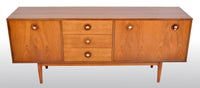 Mid-Century Modern Danish Credenza / Sideboard in Teak, 1960s