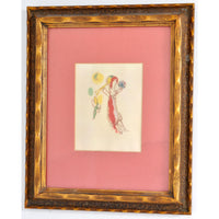 Pochoir Color Lithograph by Marc Chagall, Circa 1950