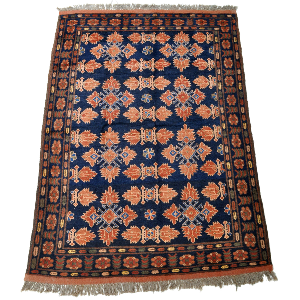 Afghan Turkoman Rug with Caucasian Design