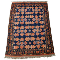 Afghan Turkoman Rug with Caucasian Design