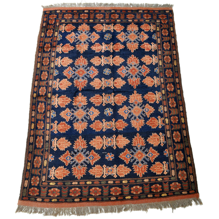Afghan Turkoman Rug with Caucasian Design