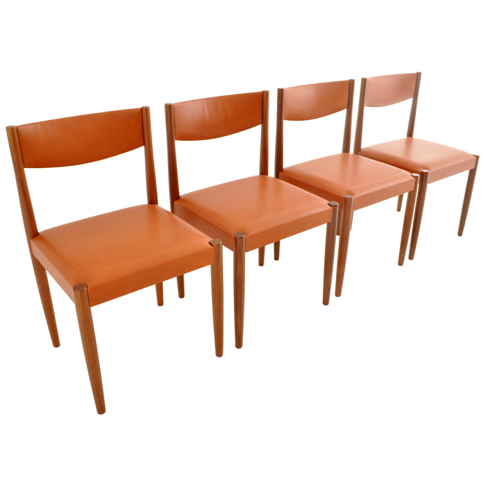 Set of 4 Danish Mid-Century Modern Teak Dining Chairs, 1960s