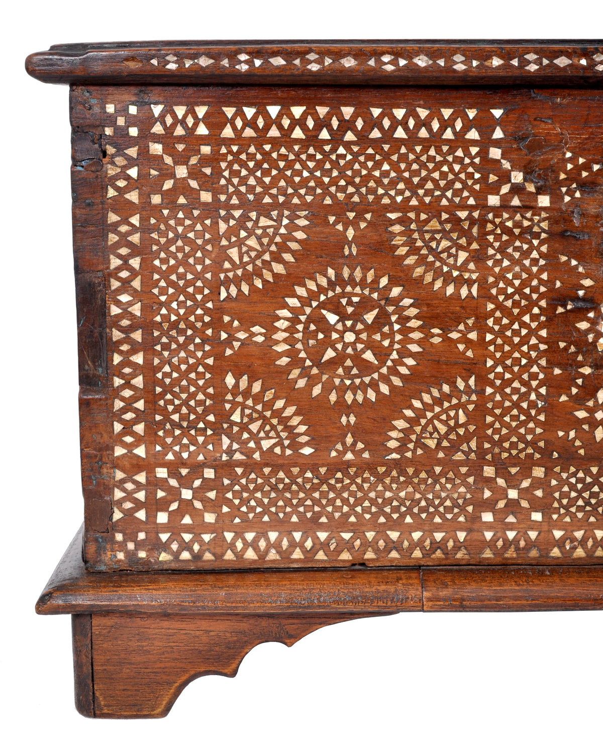 Antique Moorish Moroccan Islamic Inlaid Koran / Quran Casket / Box / Coffer / Trunk, circa 1900
