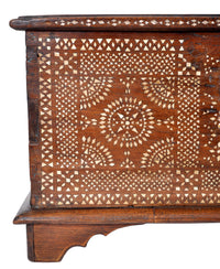 Antique Moorish Moroccan Islamic Inlaid Koran / Quran Casket / Box / Coffer / Trunk, circa 1900