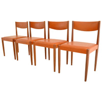 Set of 4 Danish Mid-Century Modern Teak Dining Chairs, 1960s