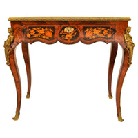 Antique 19th Century French Louis XVI Marquetry Ormolu Writing Desk / Table, circa 1895
