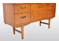 Mid-Century Modern Danish Teak Credenza / Dresser / Chest of Drawers, 1960s