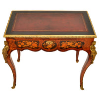 Antique 19th Century French Louis XVI Marquetry Ormolu Writing Desk / Table, circa 1895