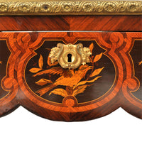 Antique 19th Century French Louis XVI Marquetry Ormolu Writing Desk / Table, circa 1895