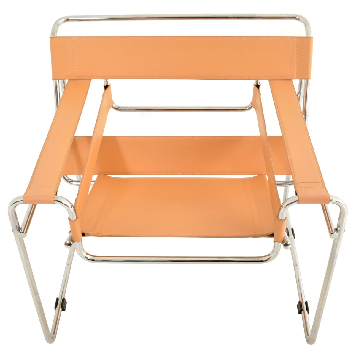 Pair of Vintage Wassily Chairs by Marcel Breuer and Produced by Cassina of Italy, 1980s