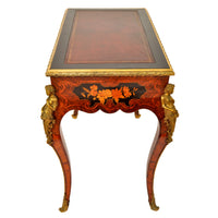 Antique 19th Century French Louis XVI Marquetry Ormolu Writing Desk / Table, circa 1895