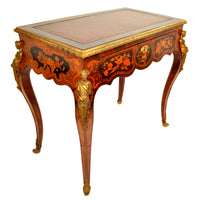 Antique 19th Century French Louis XVI Marquetry Ormolu Writing Desk / Table, circa 1895