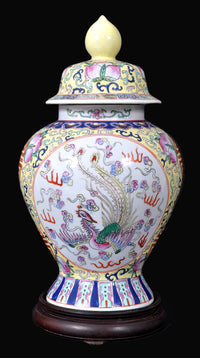 Antique 19th Century Chinese Qing Dynasty Imperial Porcelain Lidded Ginger Jar, circa 1880