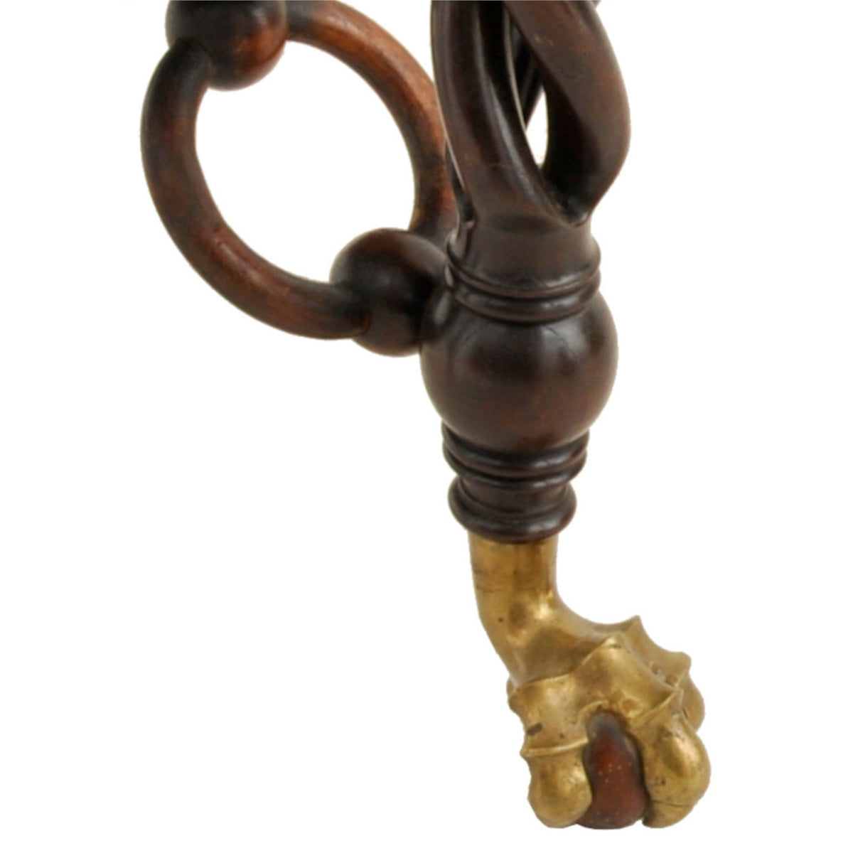 Antique American Merklen Brothers of New York Walnut Barley Twist Library / Writing Table, circa 1885