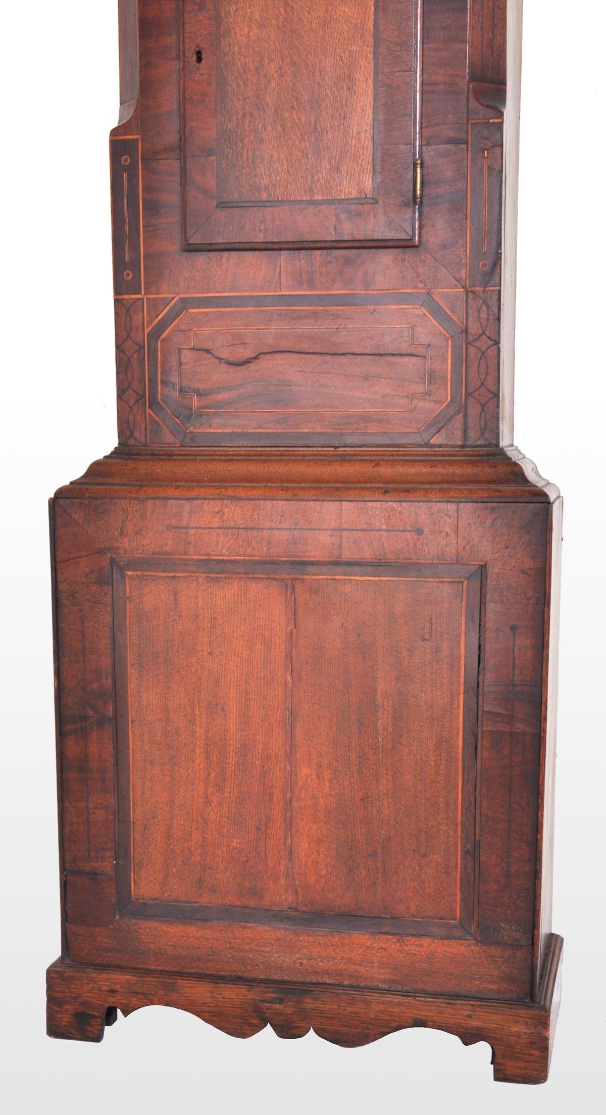 Antique English 8-Day Longcase/Grandfather Clock by C. Sewell Bradford, circa 1820